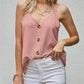 Maurine - Roze Haltertop met V-hals