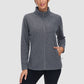 CozyChic Rits-Fleece: Warme Damesjas met Zakken