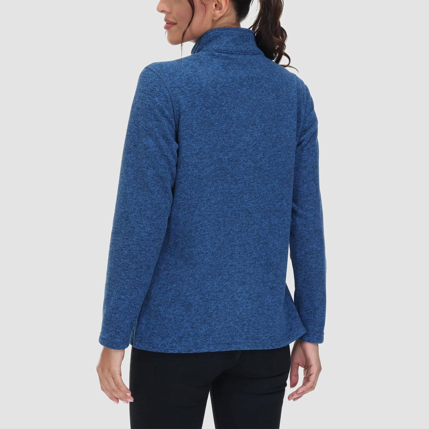 CozyChic Rits-Fleece: Warme Damesjas met Zakken
