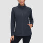CozyChic Rits-Fleece: Warme Damesjas met Zakken