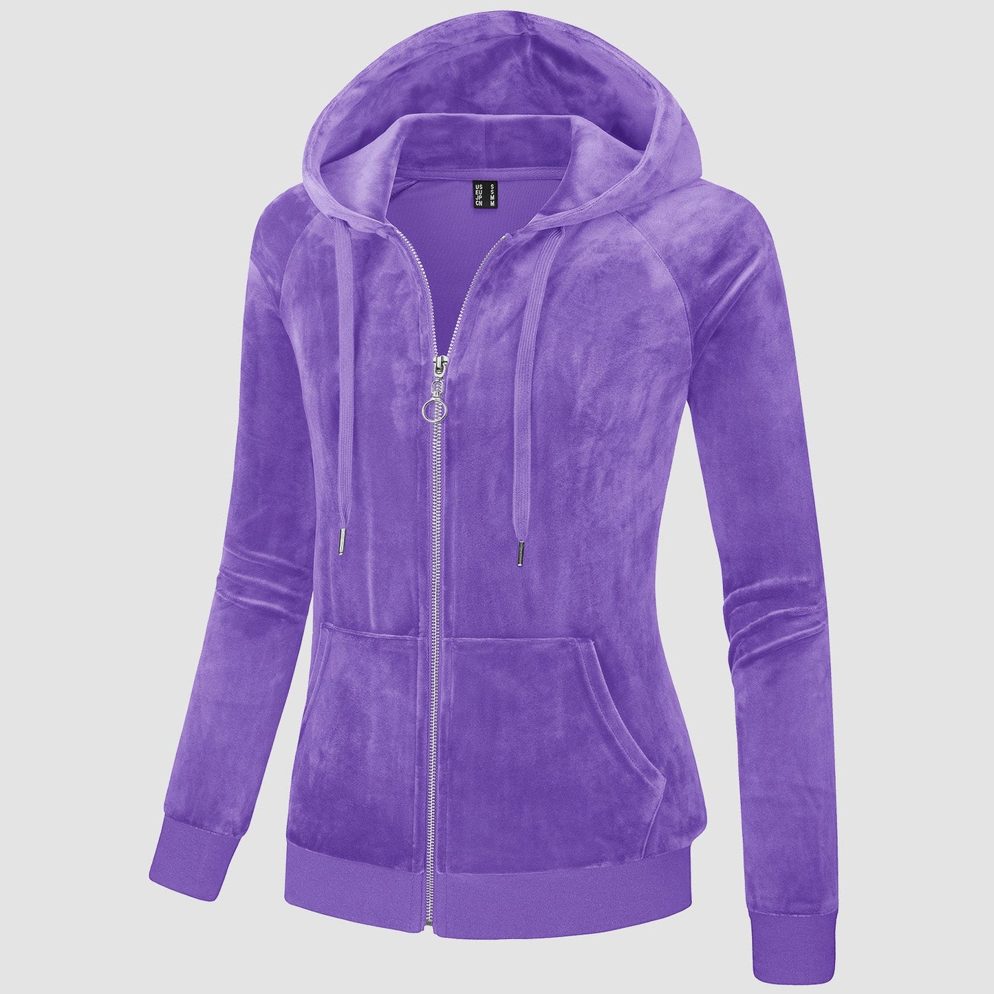 CozyChic: Dames Velours Fleece Hoodie - Warm, Stijlvol & Handig met Zakken!