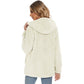 CozyChic Dames Hooded Sherpa Jas: Rits, Zakken - Winterse Warmte