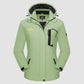 CozyChic 4-Zakken Winterparka: Waterbestendige Skijas voor Dames met Warme Fleece
