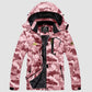CozyChic 4-Zakken Winterparka: Waterbestendige Skijas voor Dames met Warme Fleece