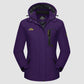 CozyChic 4-Zakken Winterparka: Waterbestendige Skijas voor Dames met Warme Fleece