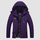 CozyChic 4-Zakken Winterparka: Waterbestendige Skijas voor Dames met Warme Fleece
