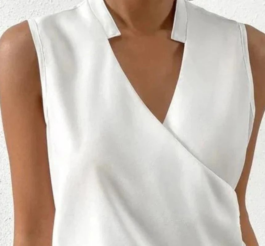 Veerle - Elegante Mouwloze Monochrome