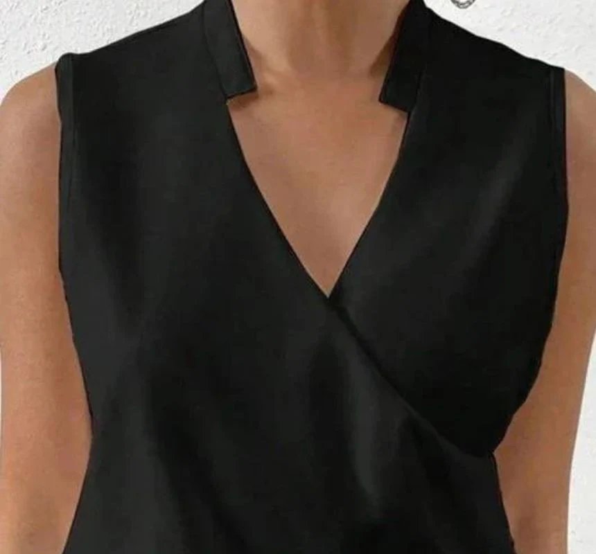 Veerle - Elegante Mouwloze Monochrome