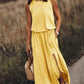 Amelia - relaxte witte maxi-jurk