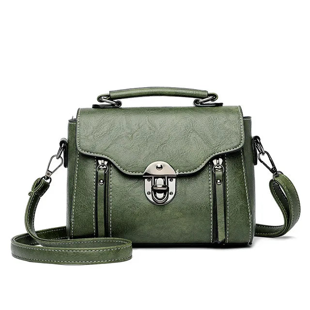 Groene PU Lederen Crossbody - Sharlene
