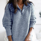 Ella Chic: Verfijnde 1/4 Rits Trui – Stijl & Comfort Heruitgevonden