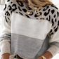Nanna Chic: Koreaans Geïnspireerde Luipaardprint Oversized Gebreide Trui