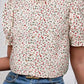 Zwarte Zanzea Bloemenprint Blouse - Lenda