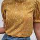 Zwarte Zanzea Bloemenprint Blouse - Lenda