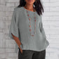 Blauw Casual T-shirt - Esmee