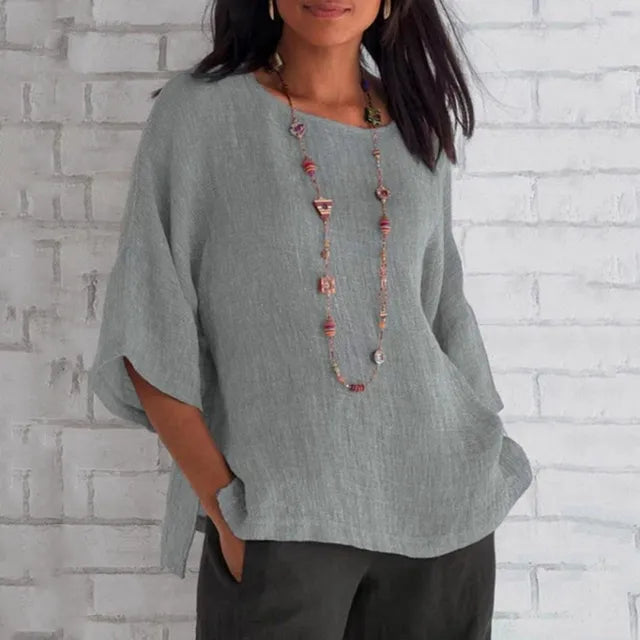 Blauw Casual T-shirt - Esmee