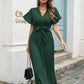 Groene Elegante Plooijurk - Madilyn