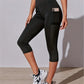 Roze High Waist Mesh Capri Leggings - Sofia