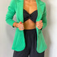 Elegante Divine Blazer: Stijlvolle Wolmix Tailoring voor Elke Gelegenheid