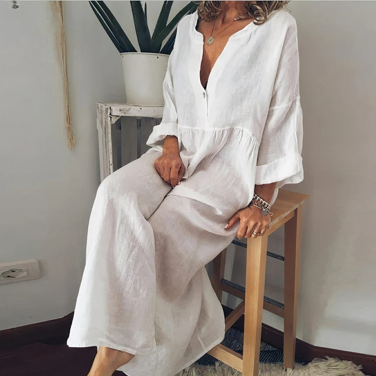 Romee - Blouse Jurk