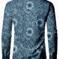 Blauwe tinten blouse