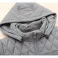 Elegante Comfort: Dames Lange Mouw Donsjack met Zakken - Perfect voor Winter & Herfst