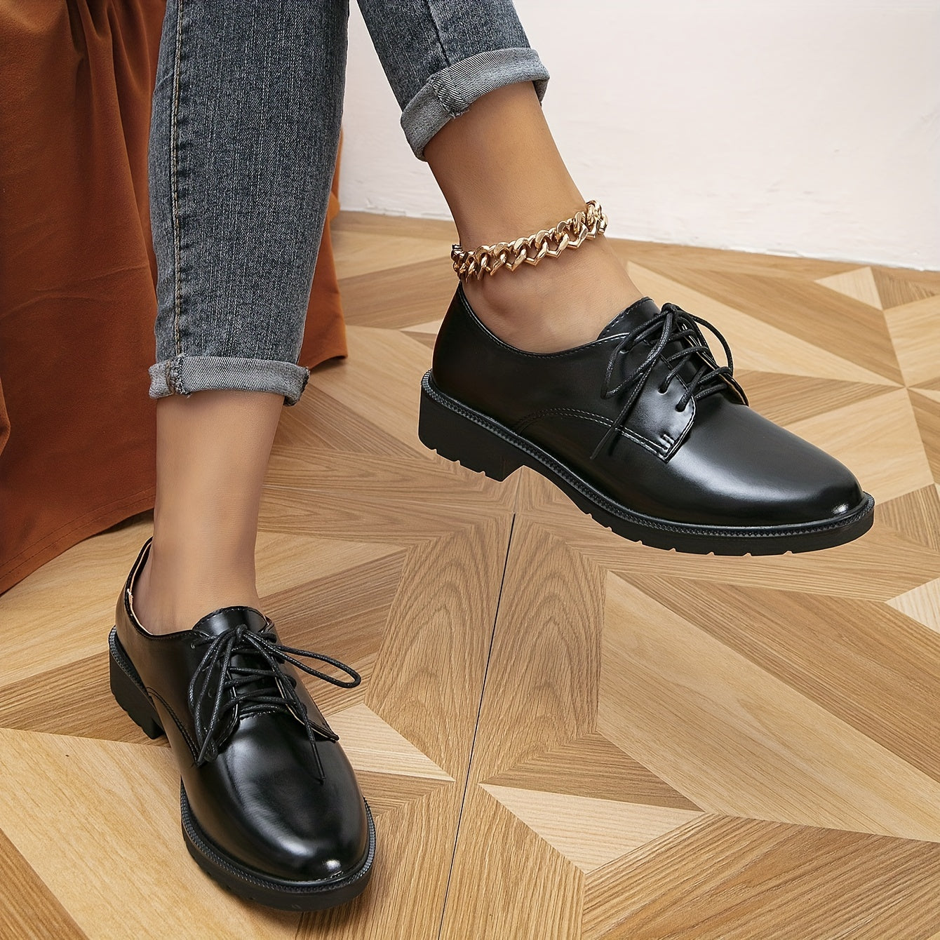 Zwarte Oxford Schoenen - Lara