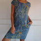 Blauw Elegante Jurk - Tuva
