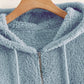 Chique Gezellige Ritssluiting: Dames Pluche Zak Hoodie