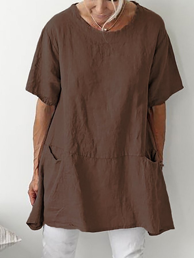 Chique Dameskatoenen Shirt - Eenvoudige Elegantie