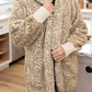 Gezellige Chic: Oversized Luipaard Flanel Hoodie