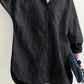 Emma - Hemelsblauw Linnen Overshirt