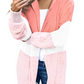 CozyChic Capuchon-Cardigan: Luxueuze, Wijde Damesjas met Zakken