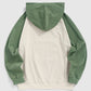Heren Casual Bicolor Colorblock Hoodie
