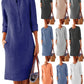 Florencia - Navyblauw Elegant Jurk