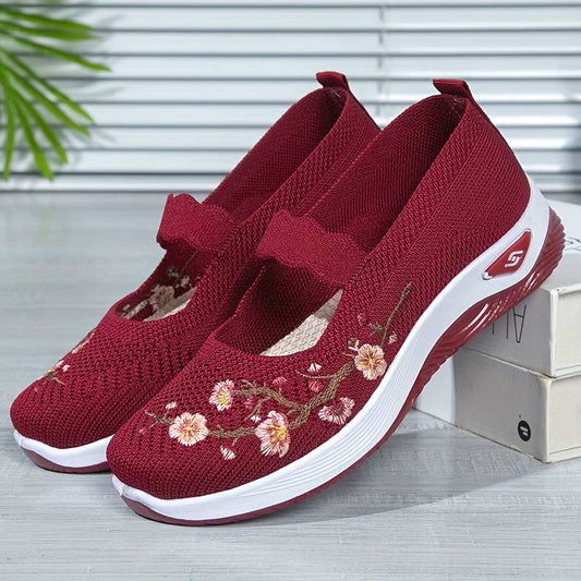 Wanja - Bloemen Slip-On Sneakers