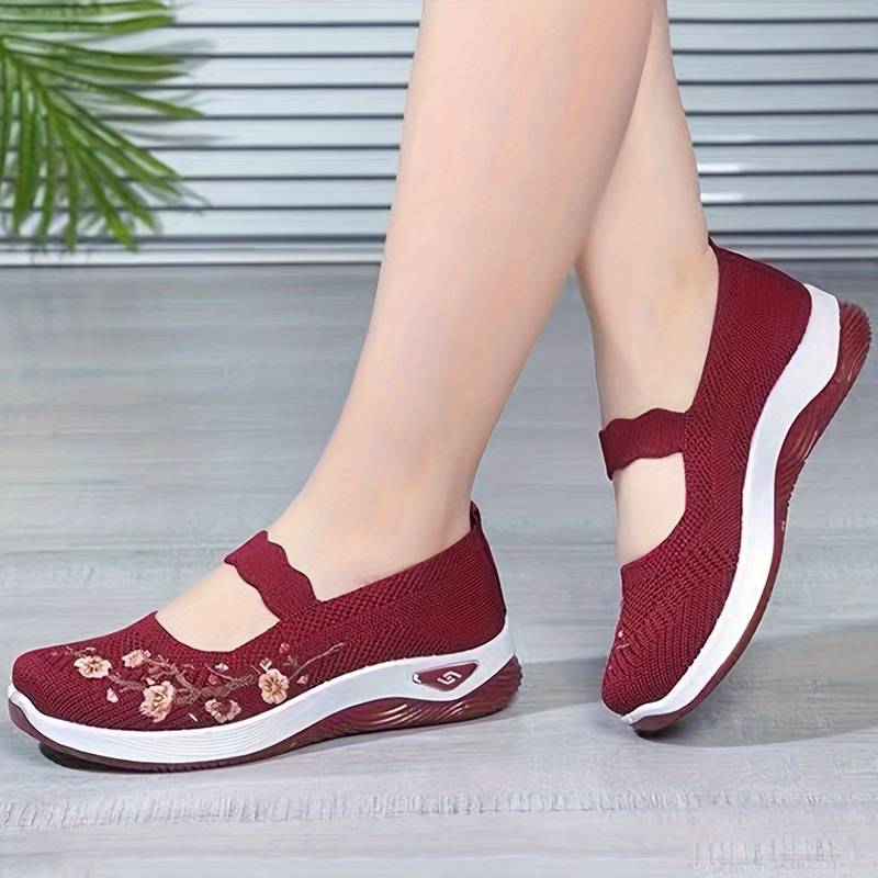 Wanja - Bloemen Slip-On Sneakers