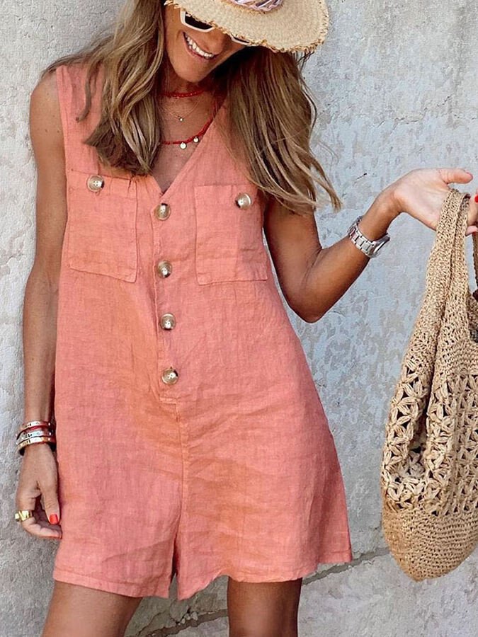 Rilana - Ontspannen Korte Jumpsuit