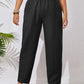 Zwarte Tapered Broek - Ella