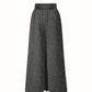 Zwarte Polka Dot Wijde Broek - Ella