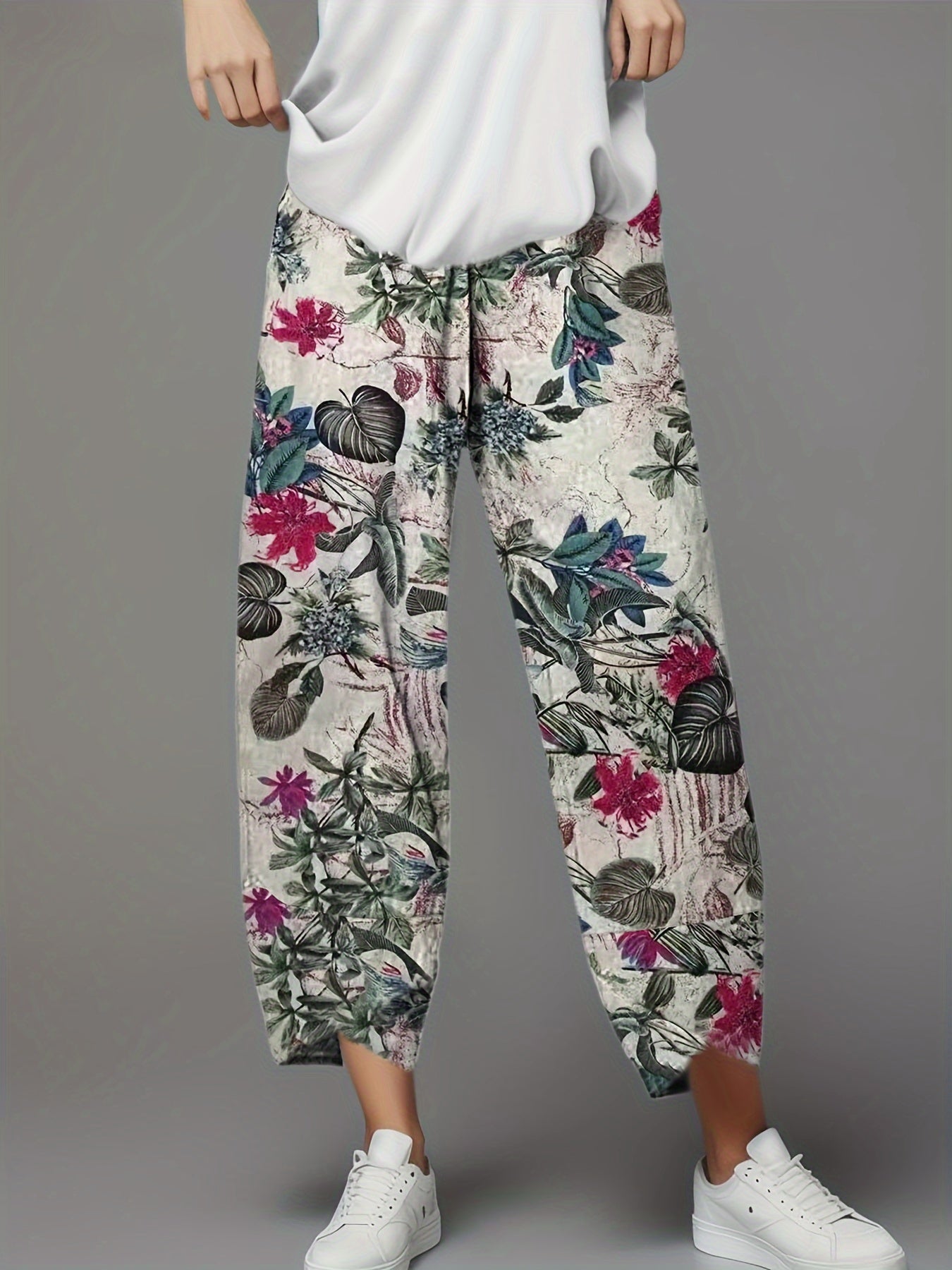 Donkerblauwe Losse Broek met Zakken - Julia