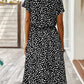 Mila - Beige Vintage Midi-Jurk