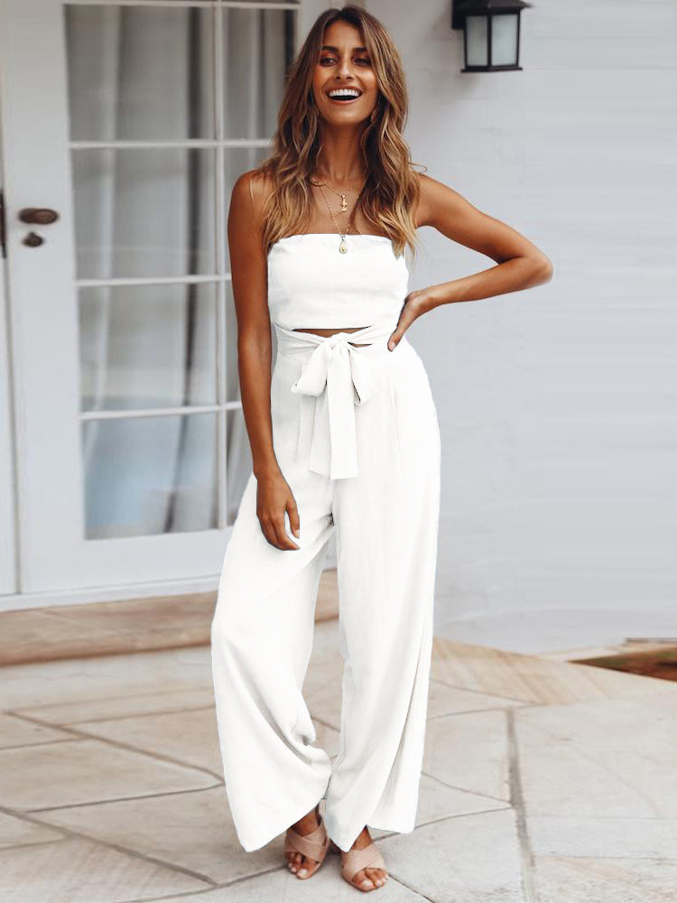 Amira - Stijlvolle Mouwloze Jumpsuit