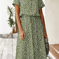 Mila - Beige Vintage Midi-Jurk