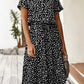 Mila - Beige Vintage Midi-Jurk