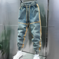 Flex-Denim Urban Joggers: Stijl & Comfort