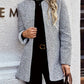 Chique Elegantie: Dames Textuur Open-Front Blazer voor Professionele Uitstraling
