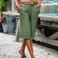 Casual puur gekleurde katoenen short voor dames