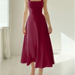 Isabel - Zwarte Elegante Midi-Jurk