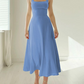 Isabel - Zwarte Elegante Midi-Jurk